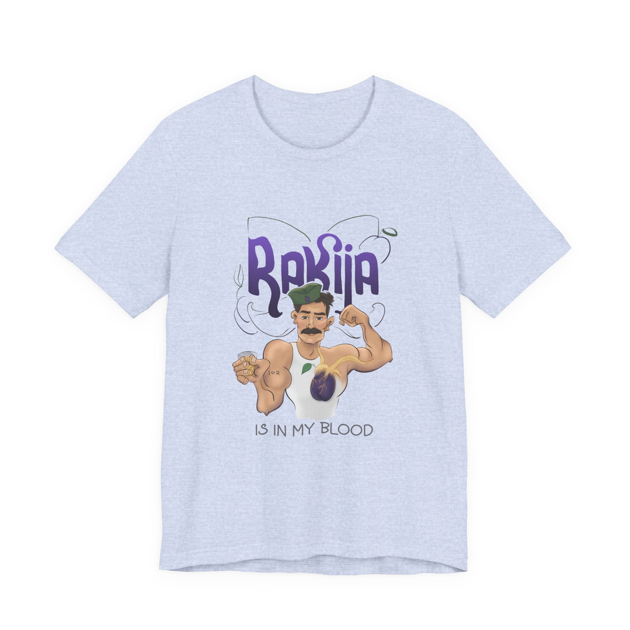 Rakija is in My Blood T-Shirt | Funny Balkan Culture Shirt