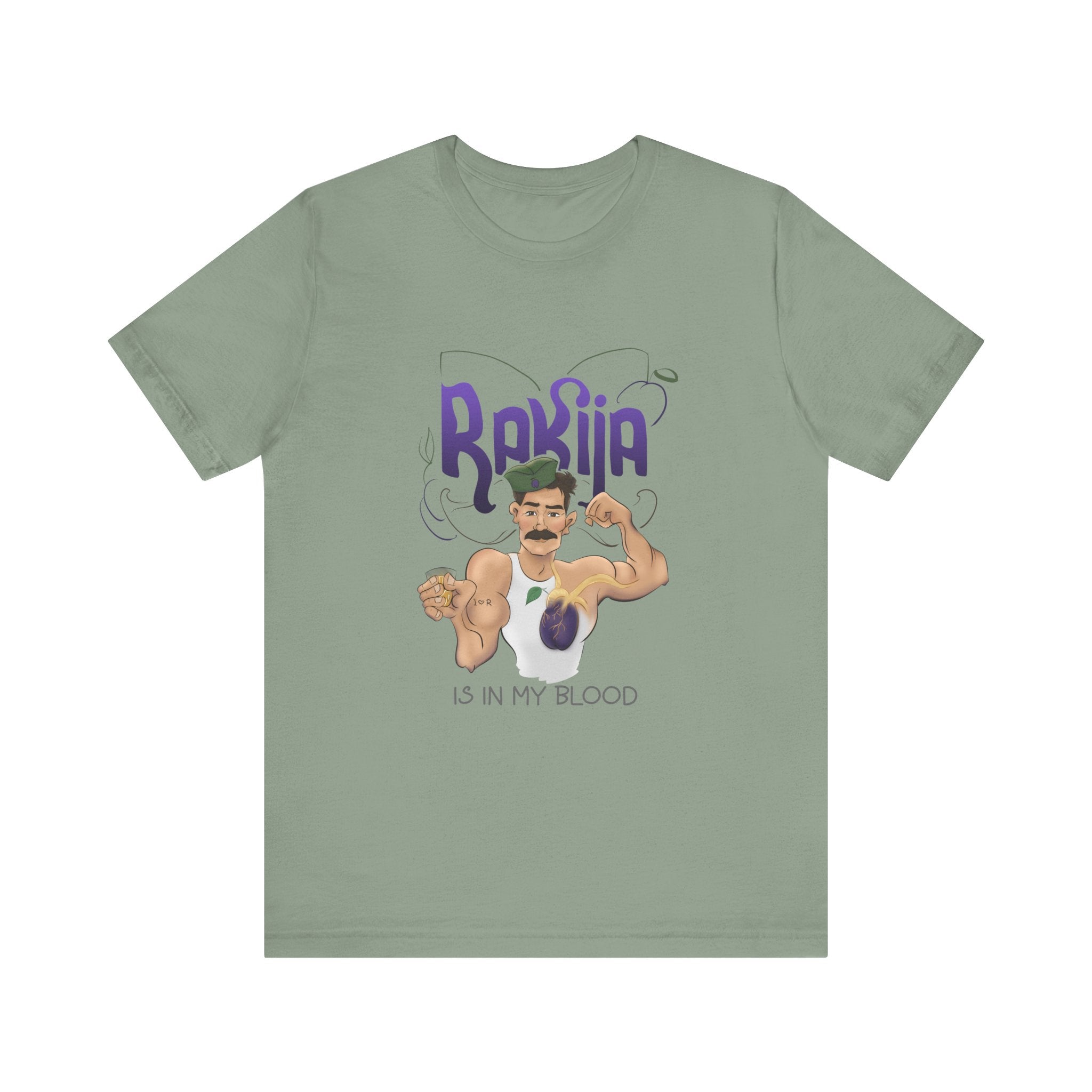 Rakija is in My Blood T-Shirt | Funny Balkan Culture Shirt