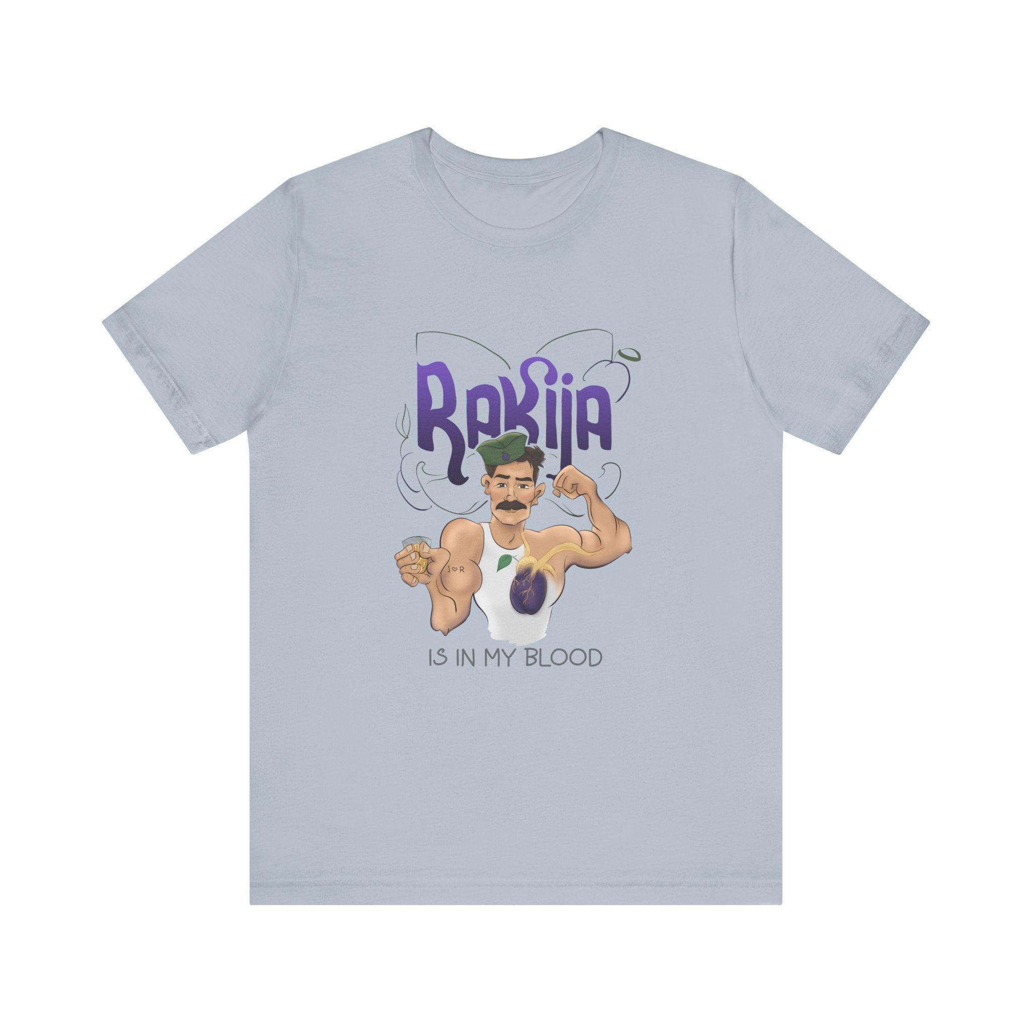 Rakija is in My Blood T-Shirt | Funny Balkan Culture Shirt