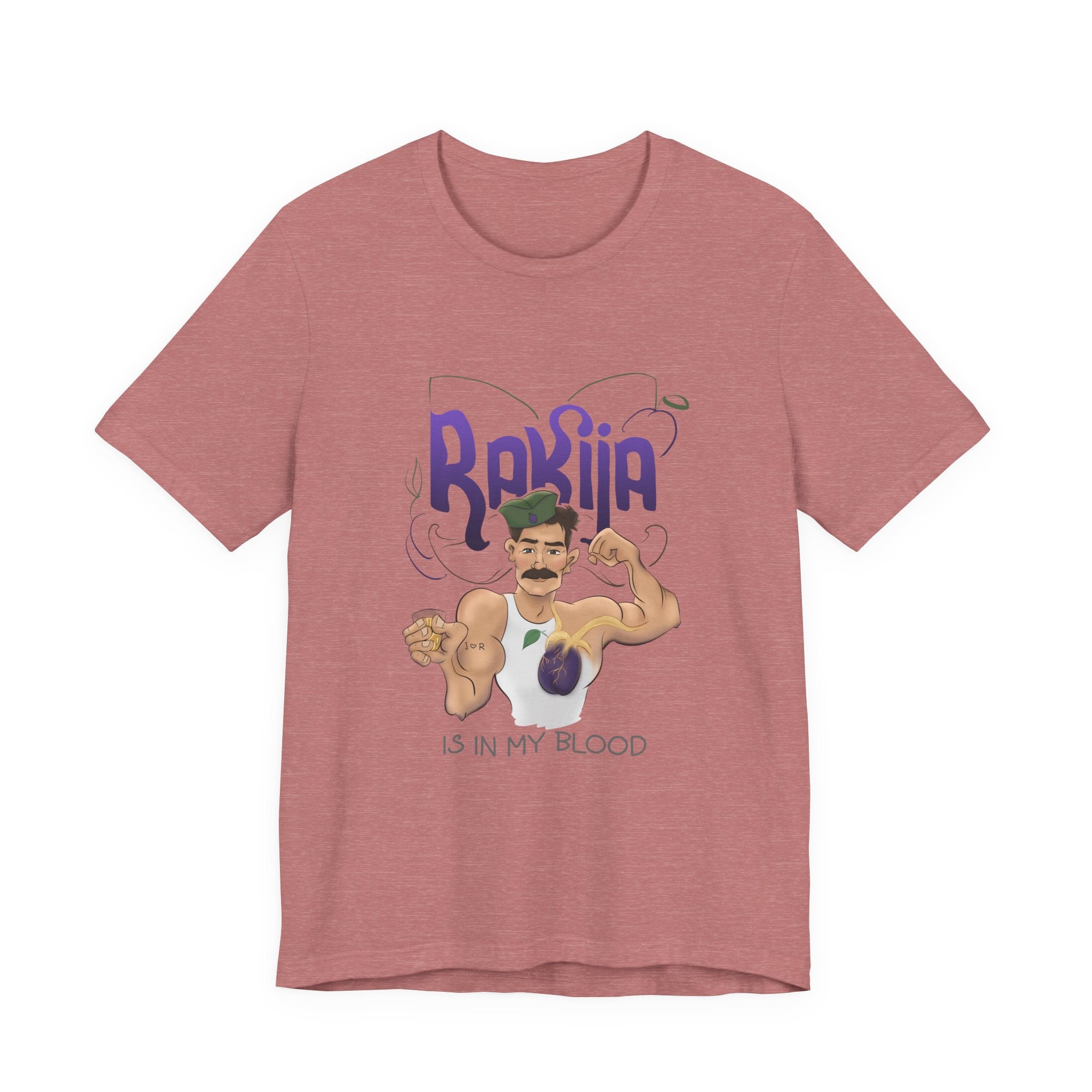 Rakija is in My Blood T-Shirt | Funny Balkan Culture Shirt