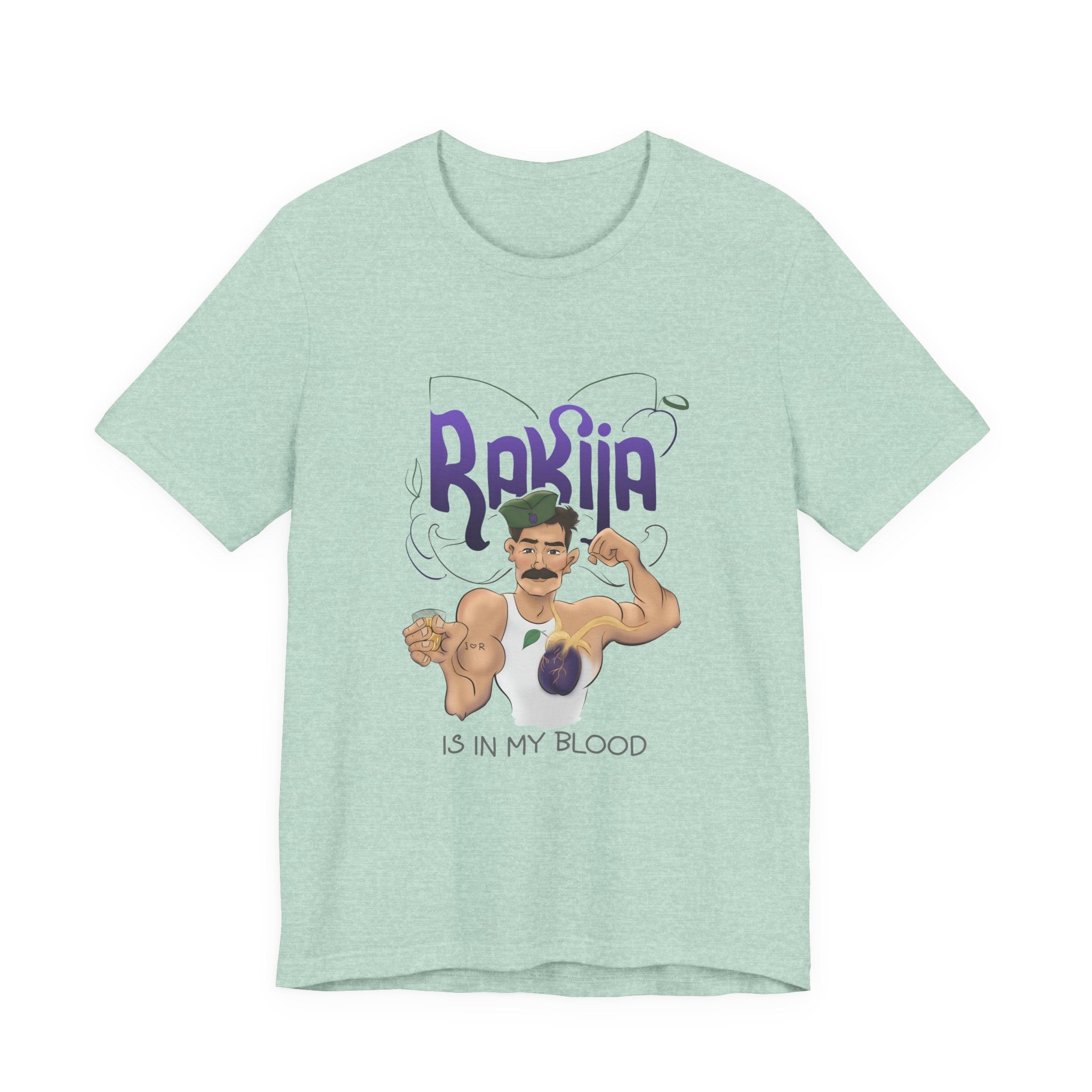 Rakija is in My Blood T-Shirt | Funny Balkan Culture Shirt