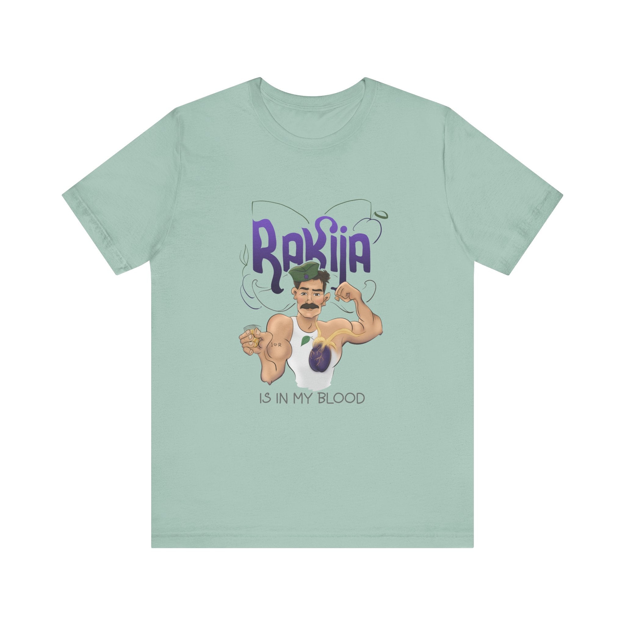 Rakija is in My Blood T-Shirt | Funny Balkan Culture Shirt