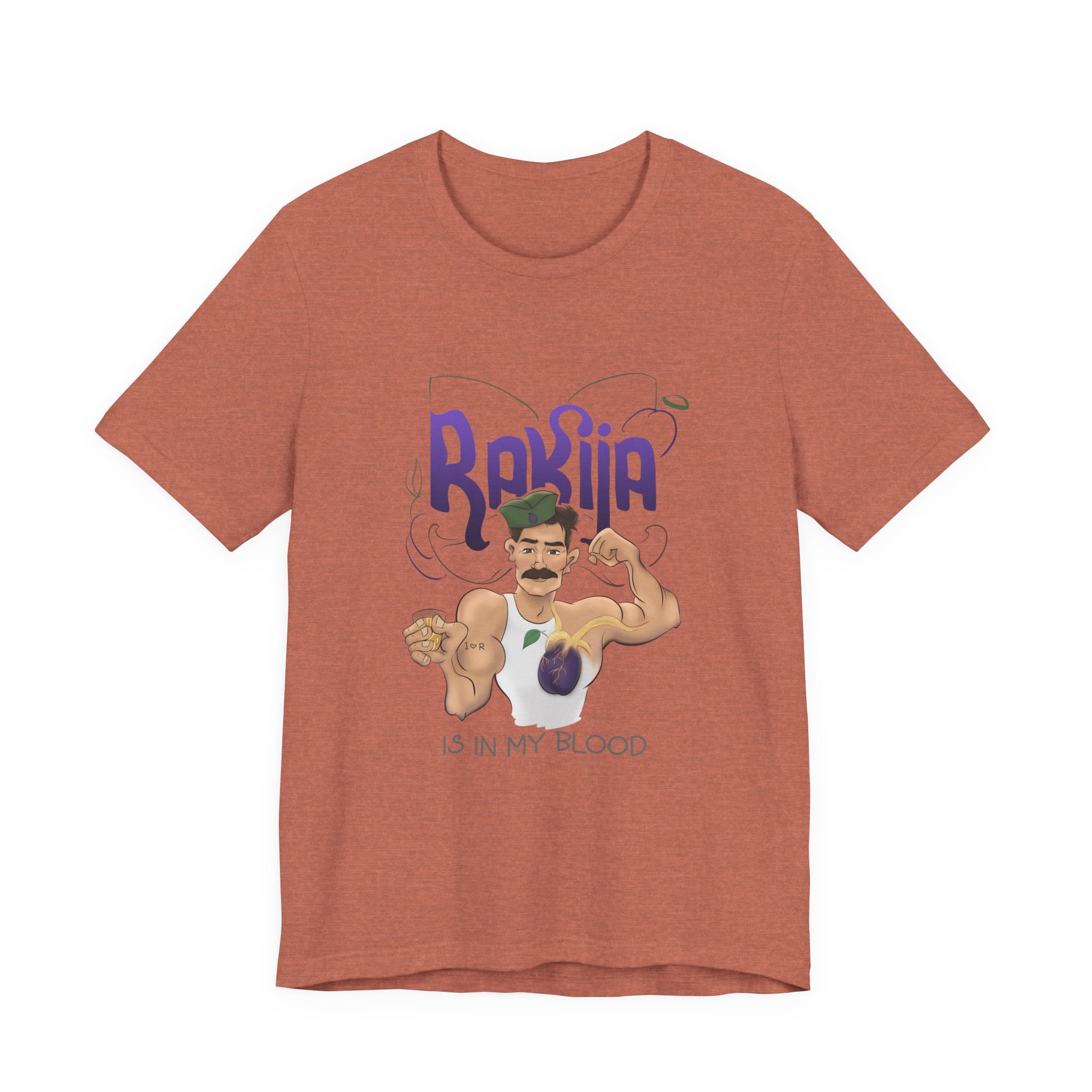 Rakija is in My Blood T-Shirt | Funny Balkan Culture Shirt