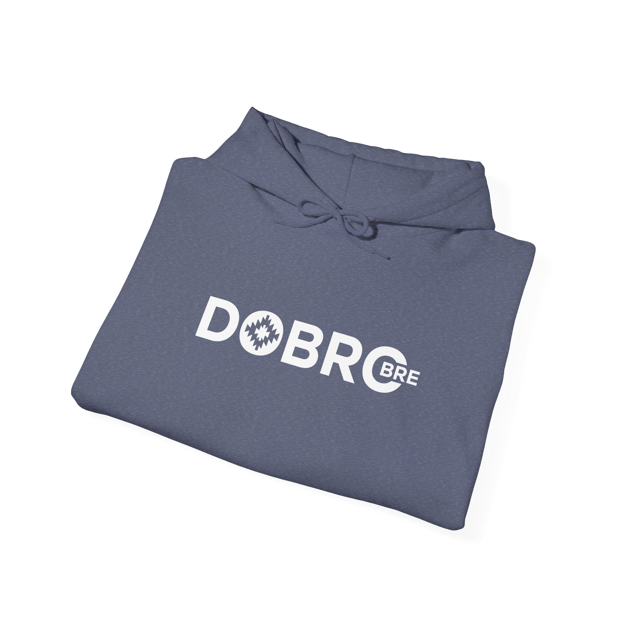 Dobro Bre Classic Black Hoodie – Unisex Heavyweight