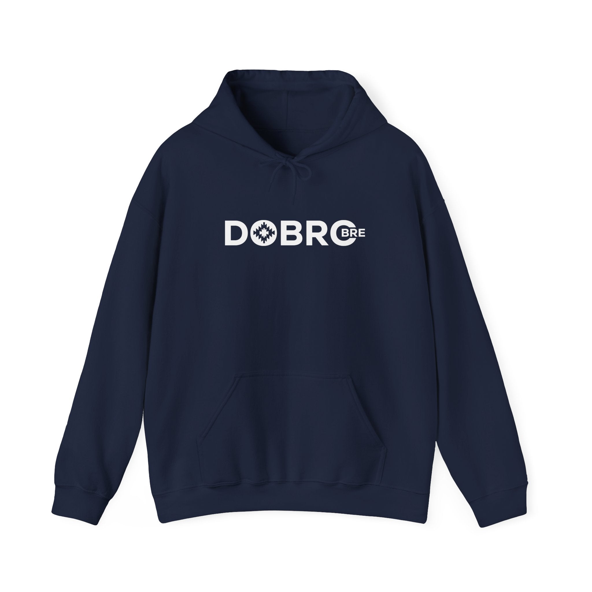 Dobro Bre Classic Black Hoodie – Unisex Heavyweight