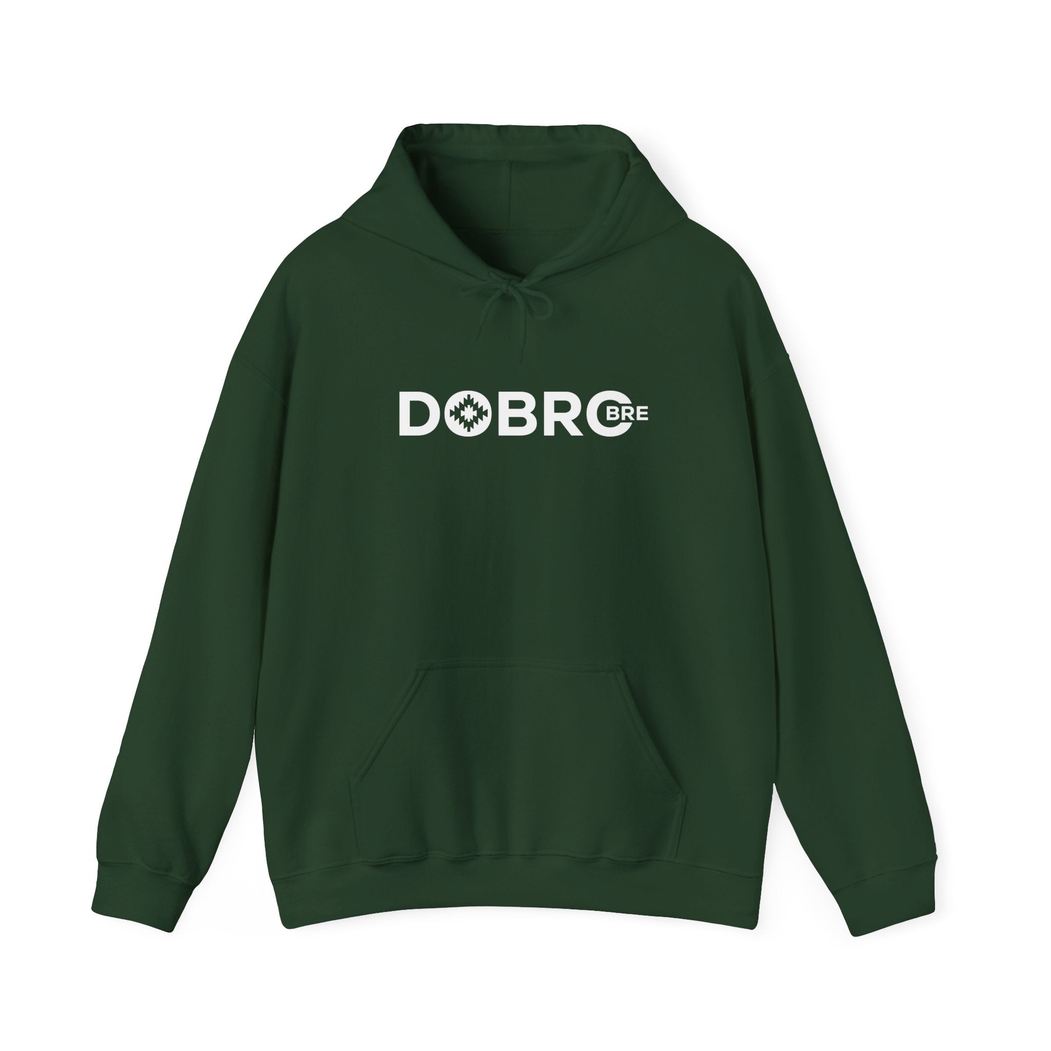 Dobro Bre Classic Black Hoodie – Unisex Heavyweight