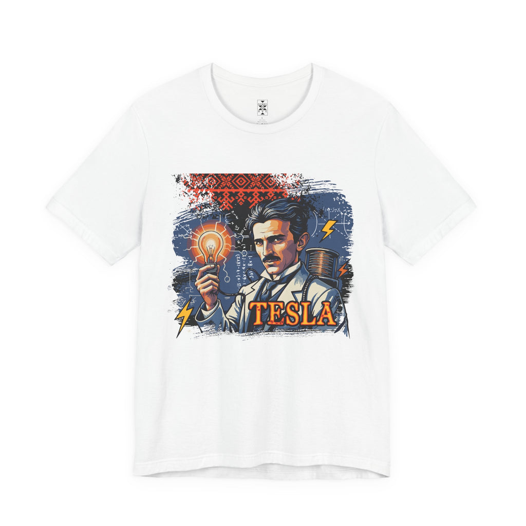 Nikola Tesla Graphic Tee,  Gift for Science Lovers, Retro T-Shirt