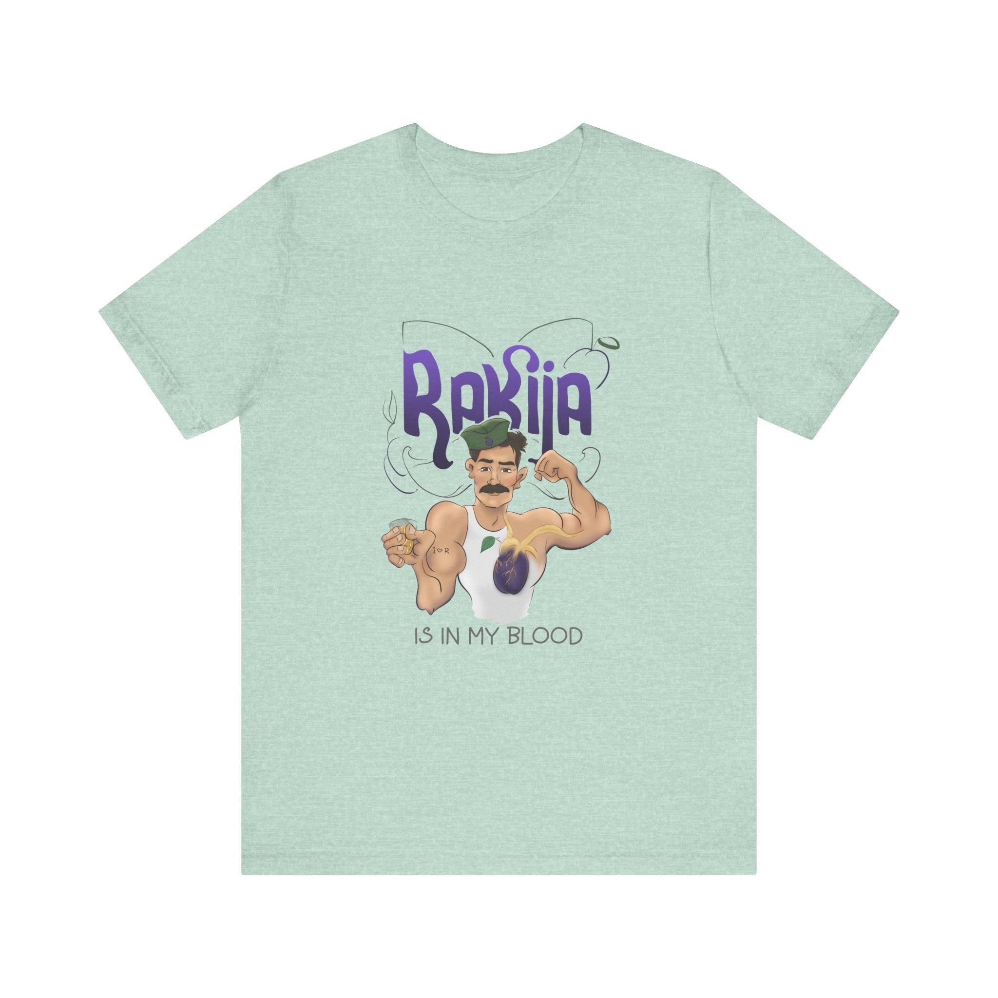 Rakija is in My Blood T-Shirt | Funny Balkan Culture Shirt