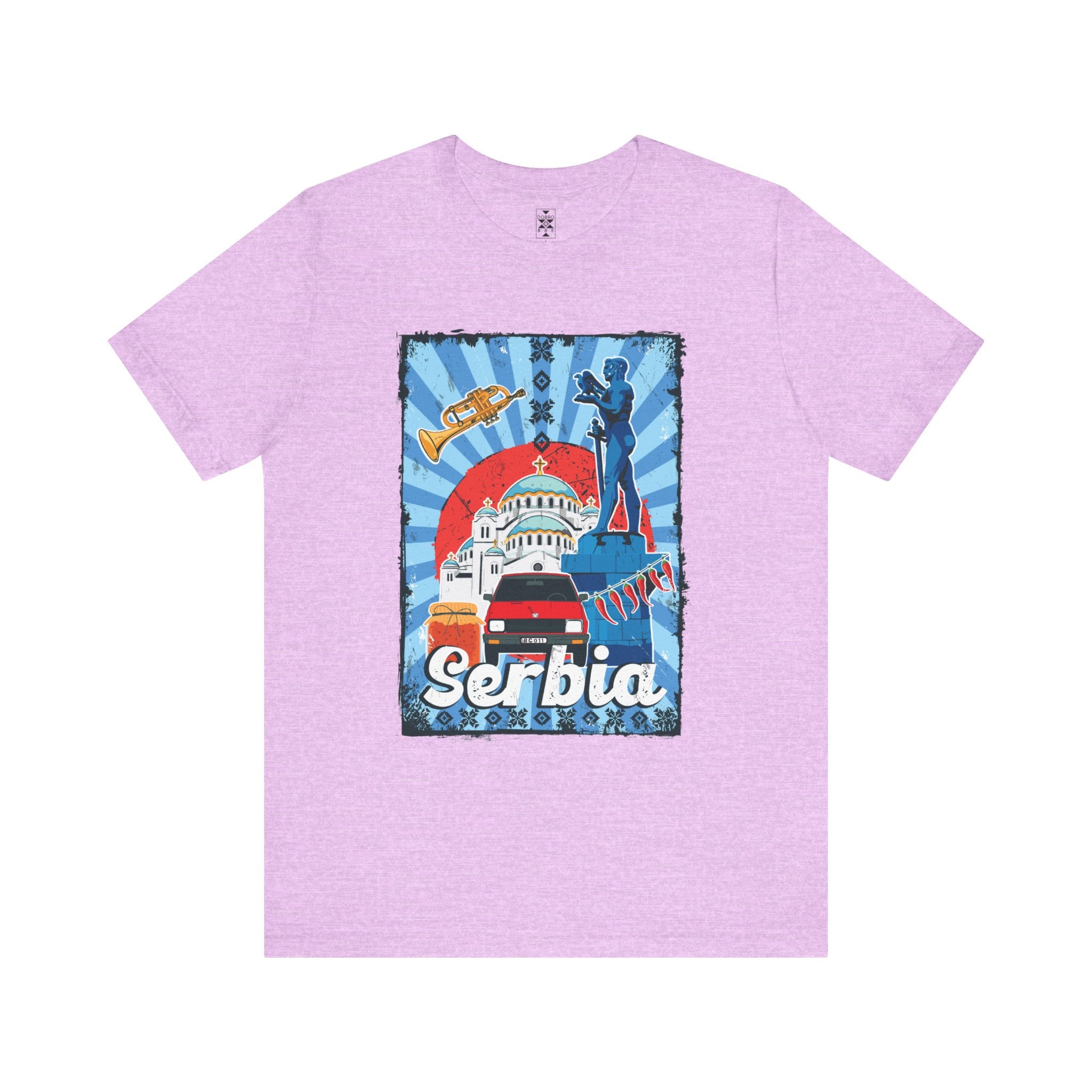 Serbia Vintage Travel Poster T-Shirt