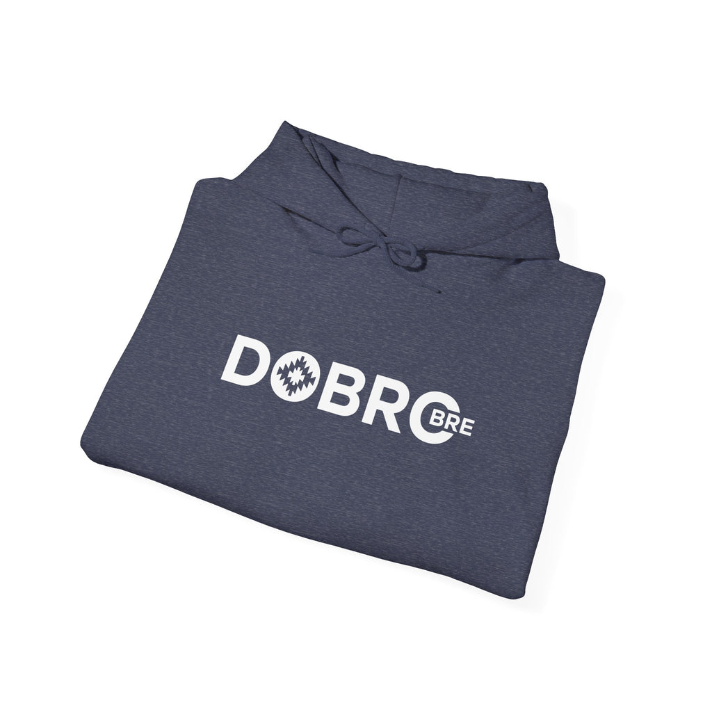 Dobro Bre Classic Black Hoodie – Unisex Heavyweight