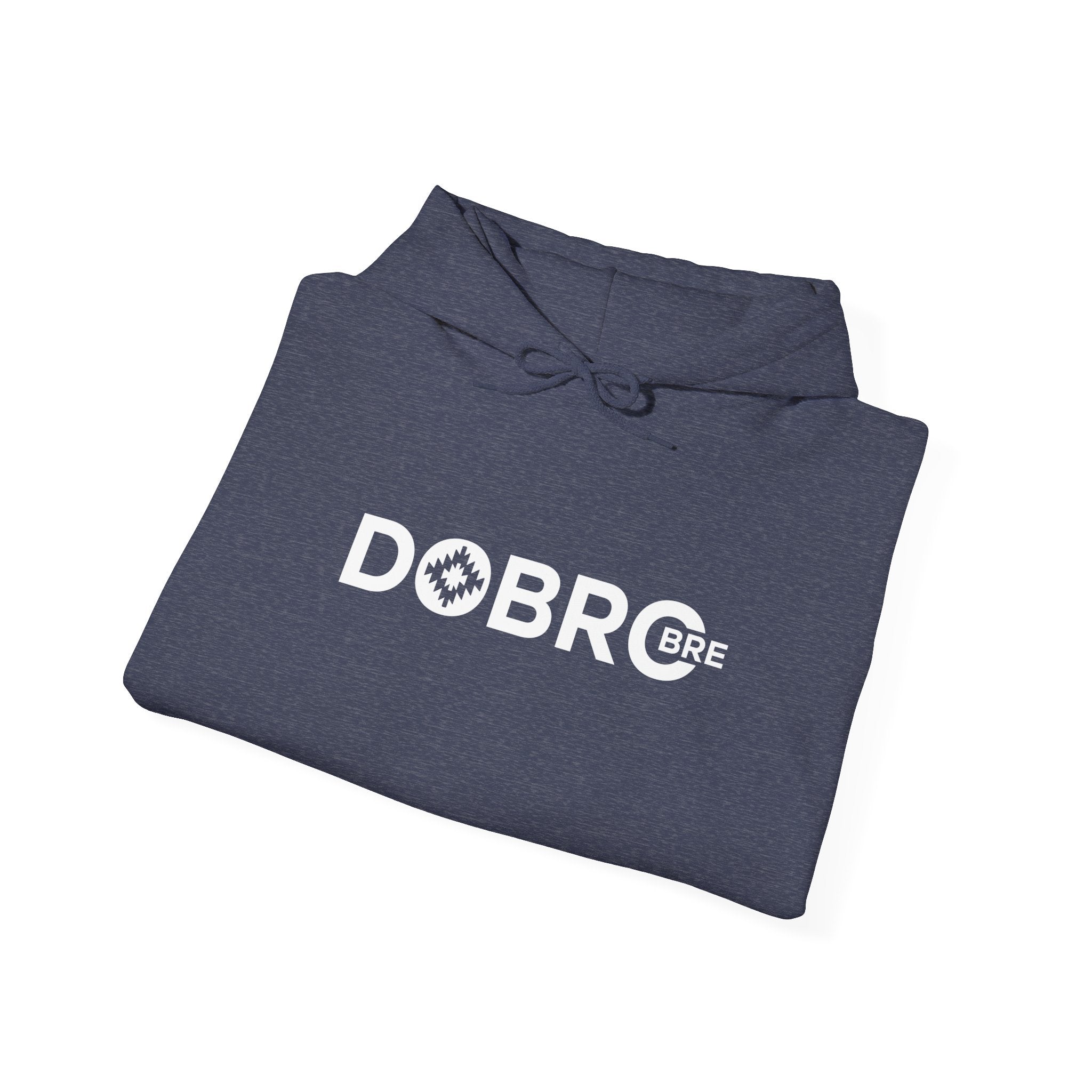 Dobro Bre Classic Black Hoodie – Unisex Heavyweight