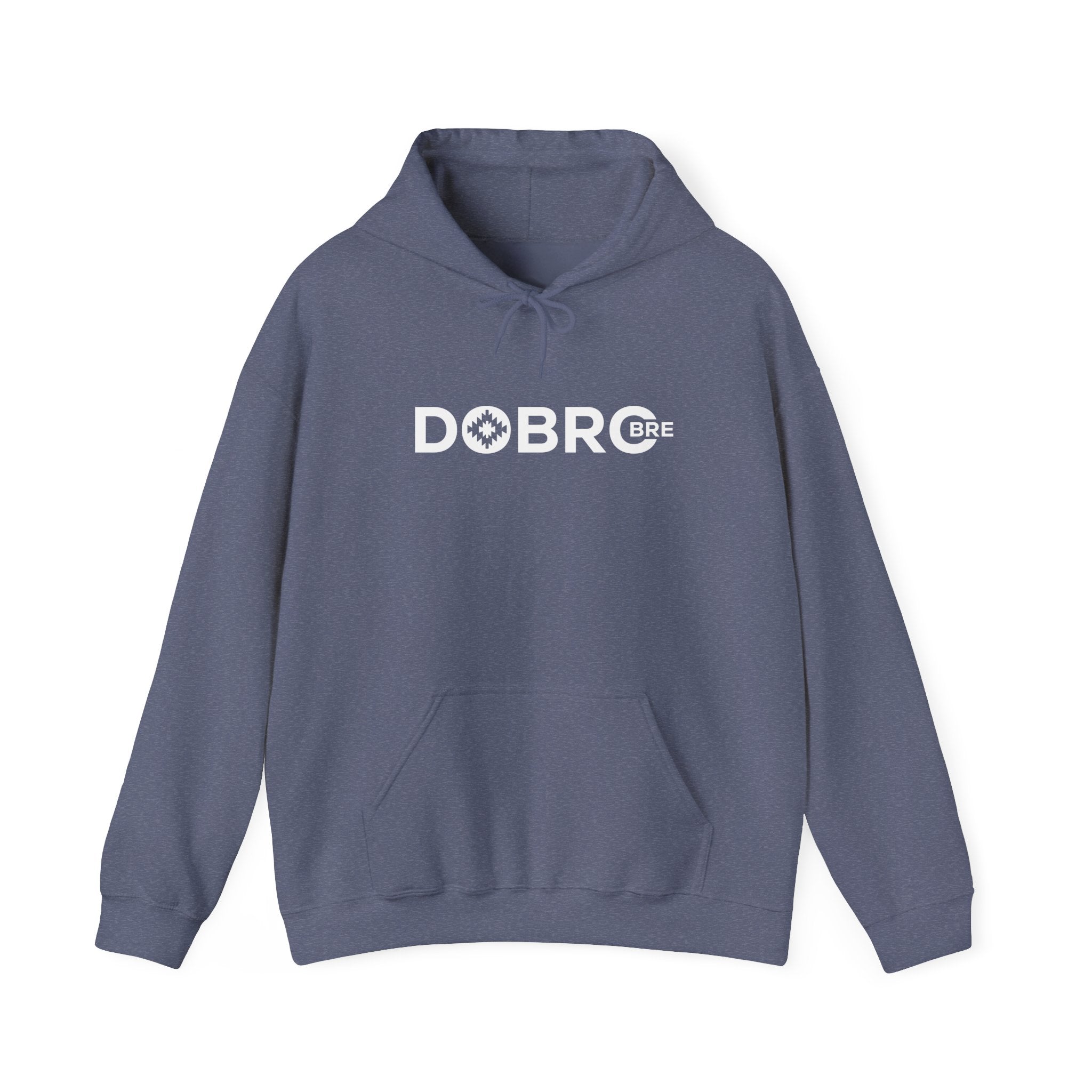 Dobro Bre Classic Black Hoodie – Unisex Heavyweight