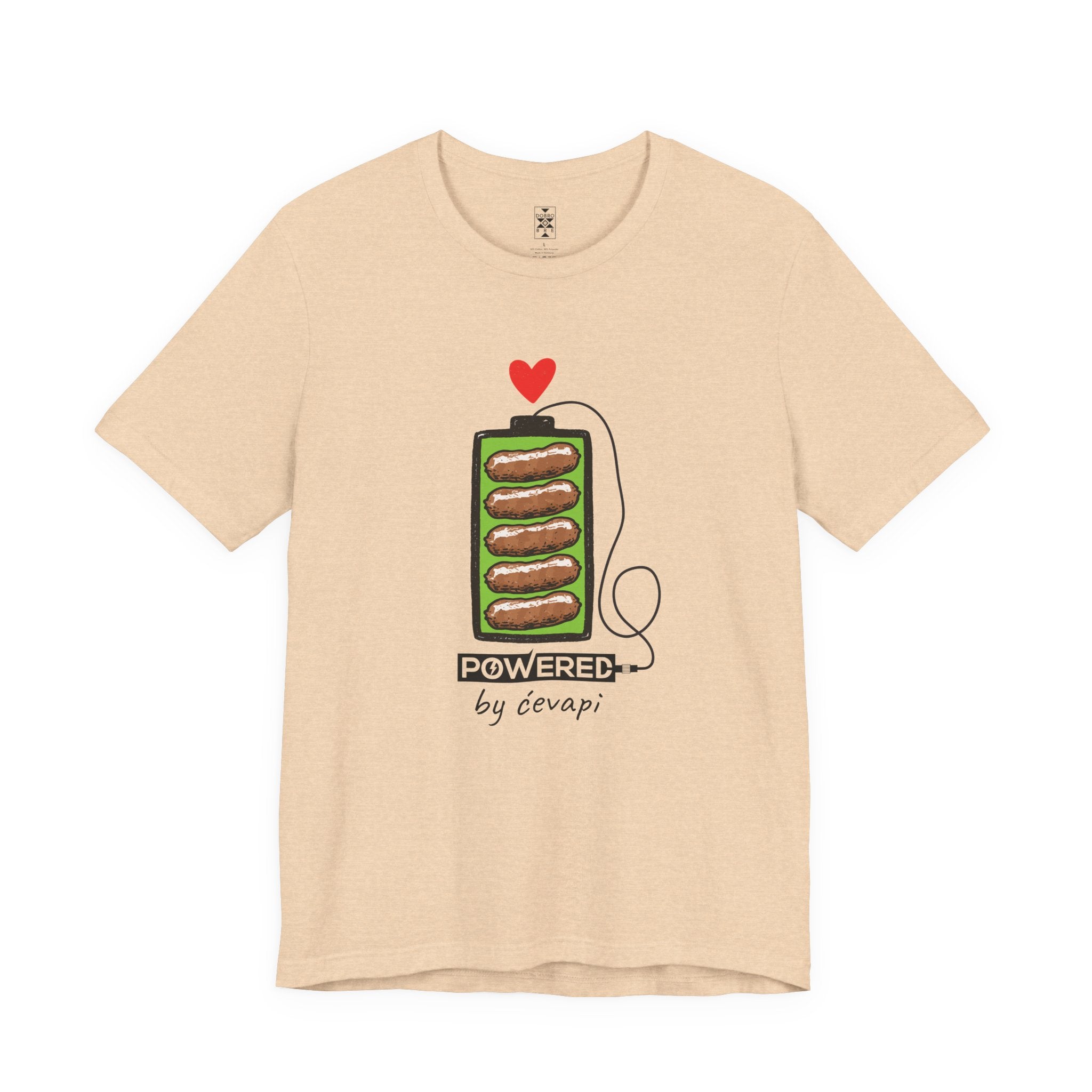 Powered by Ćevapi – Unisex Soft Tee