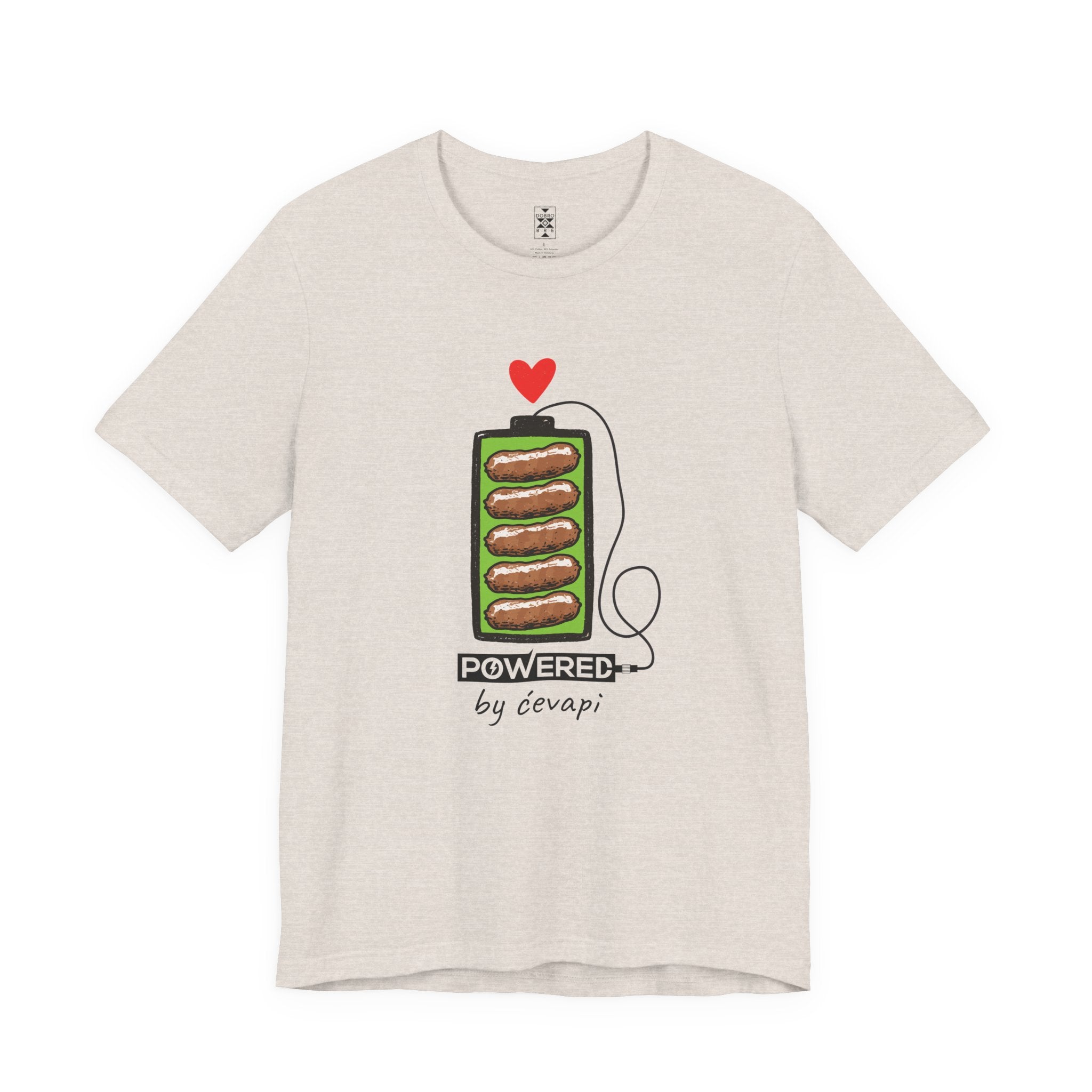 Powered by Ćevapi – Unisex Soft Tee