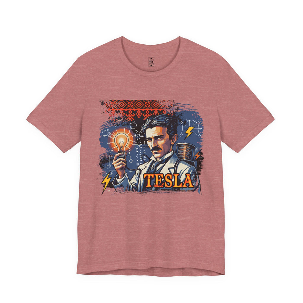 Nikola Tesla Graphic Tee,  Gift for Science Lovers, Retro T-Shirt