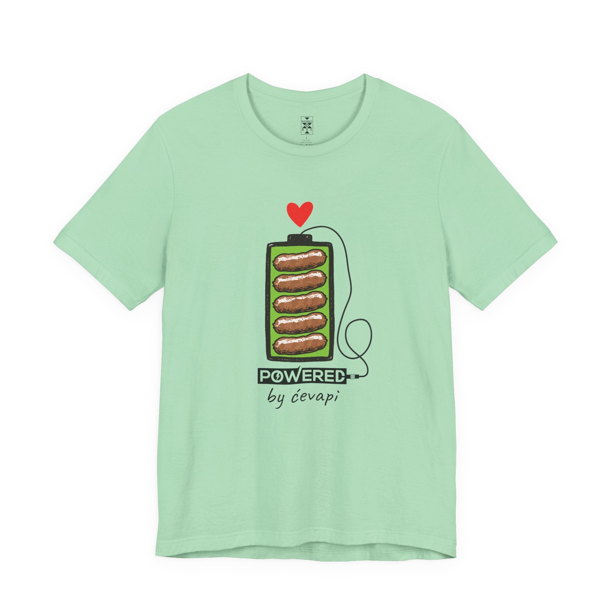 Powered by Ćevapi – Unisex Soft Tee