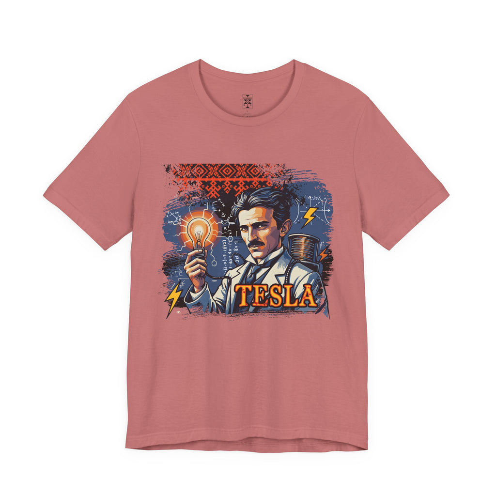 Nikola Tesla Graphic Tee,  Gift for Science Lovers, Retro T-Shirt
