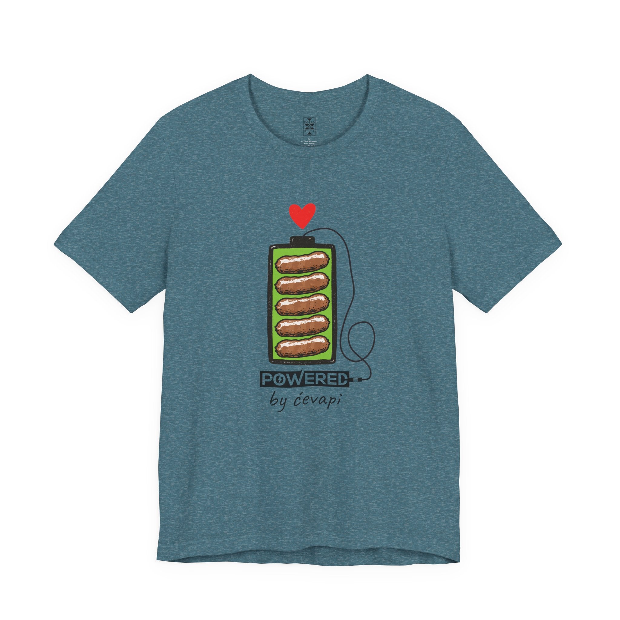 Powered by Ćevapi – Unisex Soft Tee