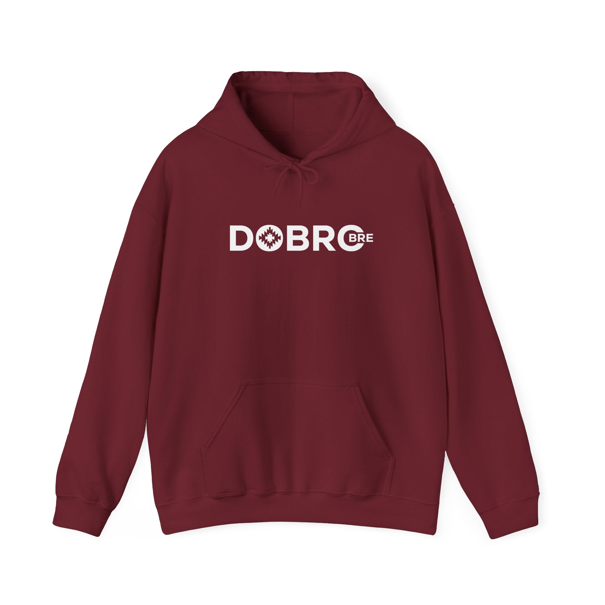 Dobro Bre Classic Black Hoodie – Unisex Heavyweight
