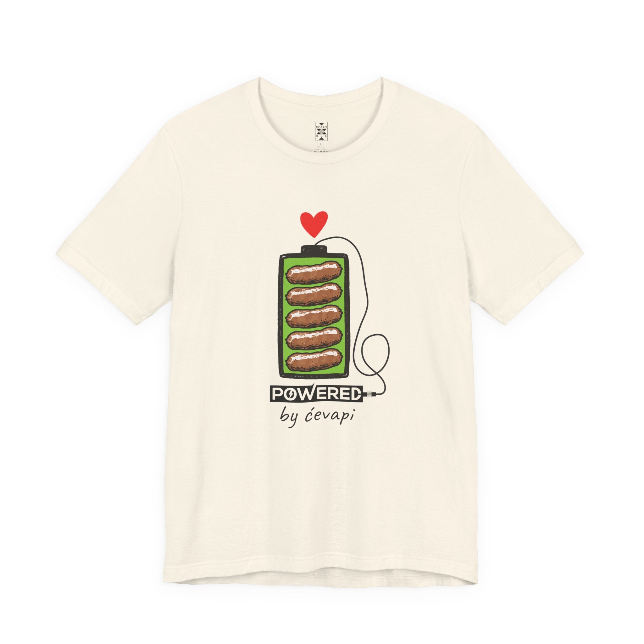 Powered by Ćevapi – Unisex Soft Tee