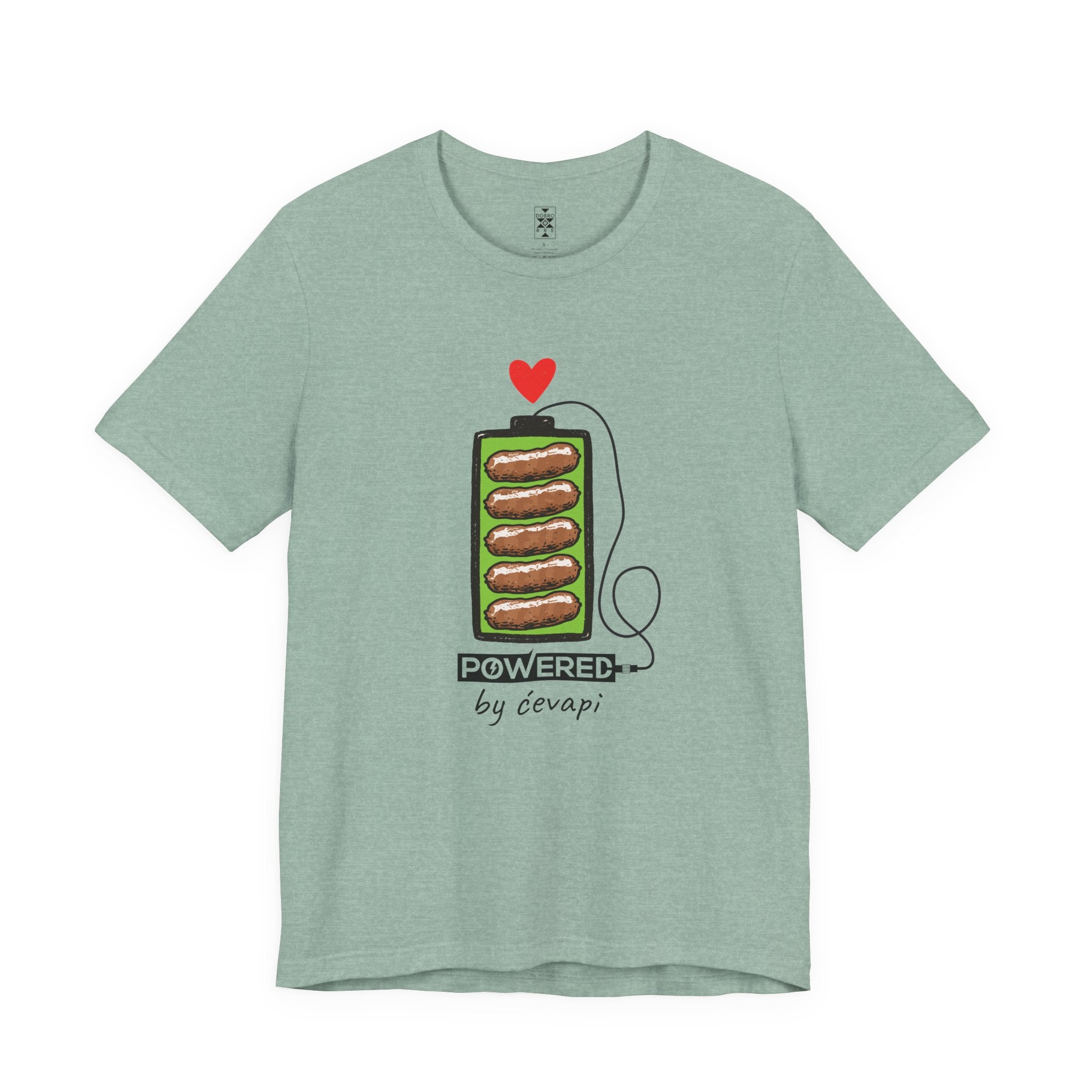 Powered by Ćevapi – Unisex Soft Tee