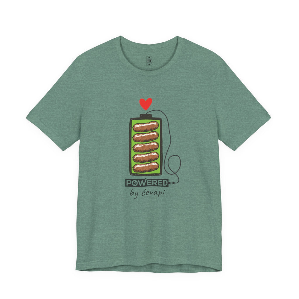 Powered by Ćevapi – Unisex Soft Tee