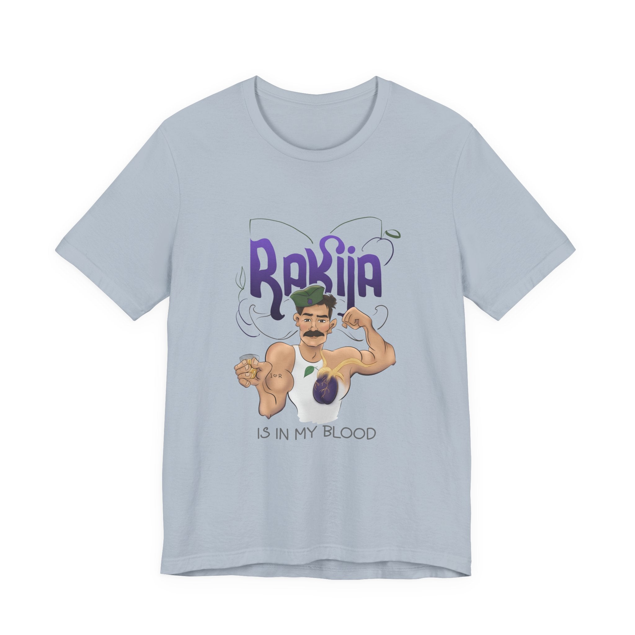 Rakija is in My Blood T-Shirt | Funny Balkan Culture Shirt