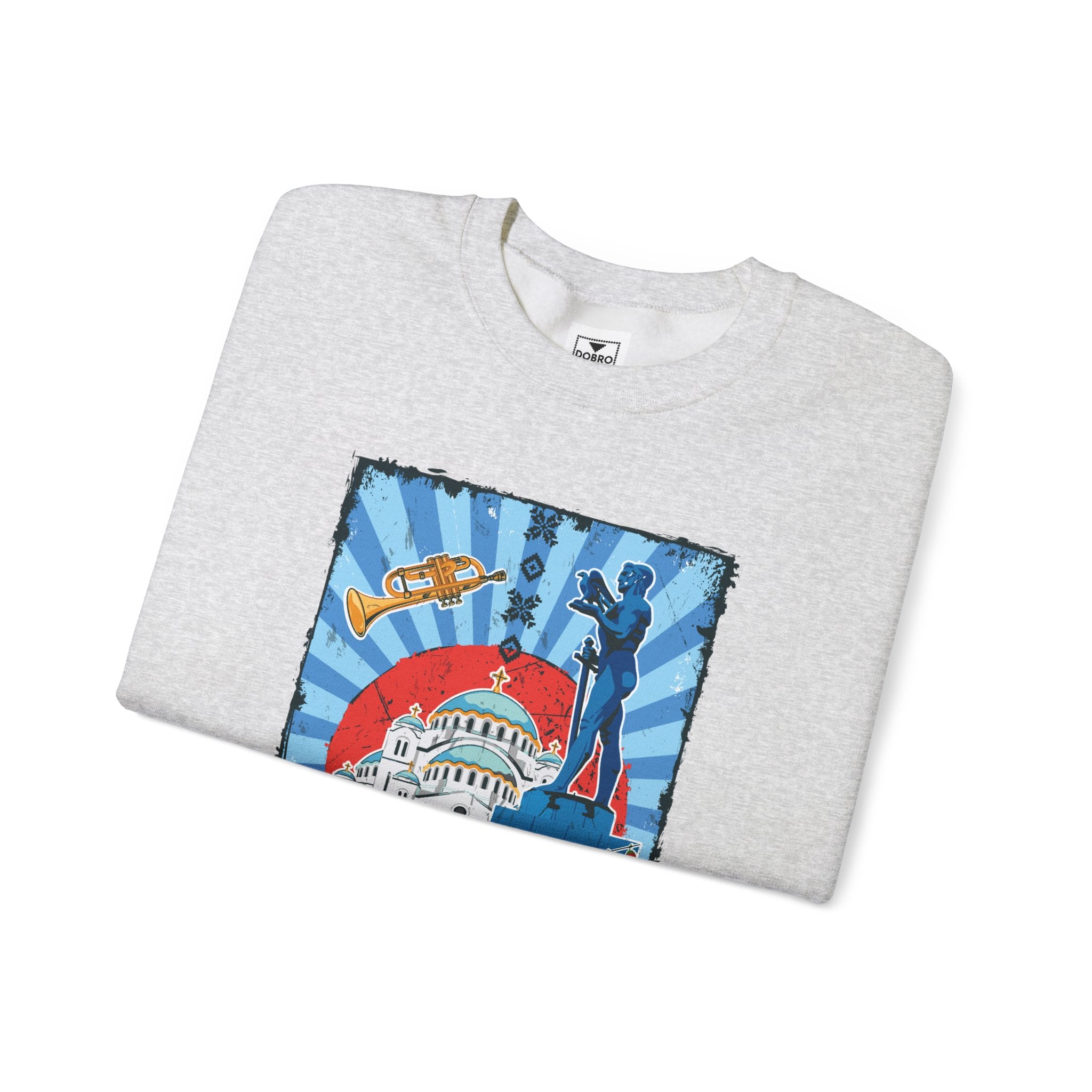 Serbia Vintage Design Unisex Heavy Blend™ Crewneck Sweatshirt