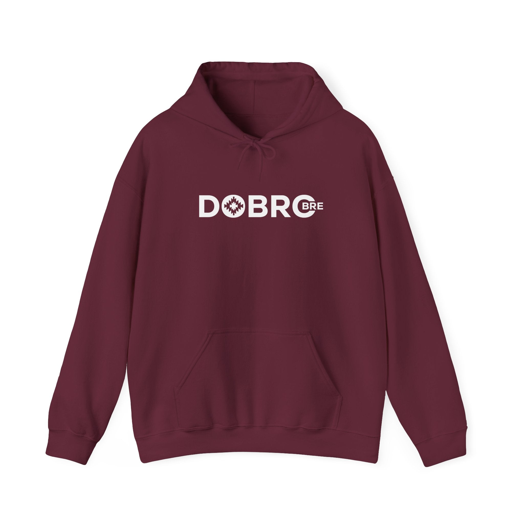 Dobro Bre Classic Black Hoodie – Unisex Heavyweight