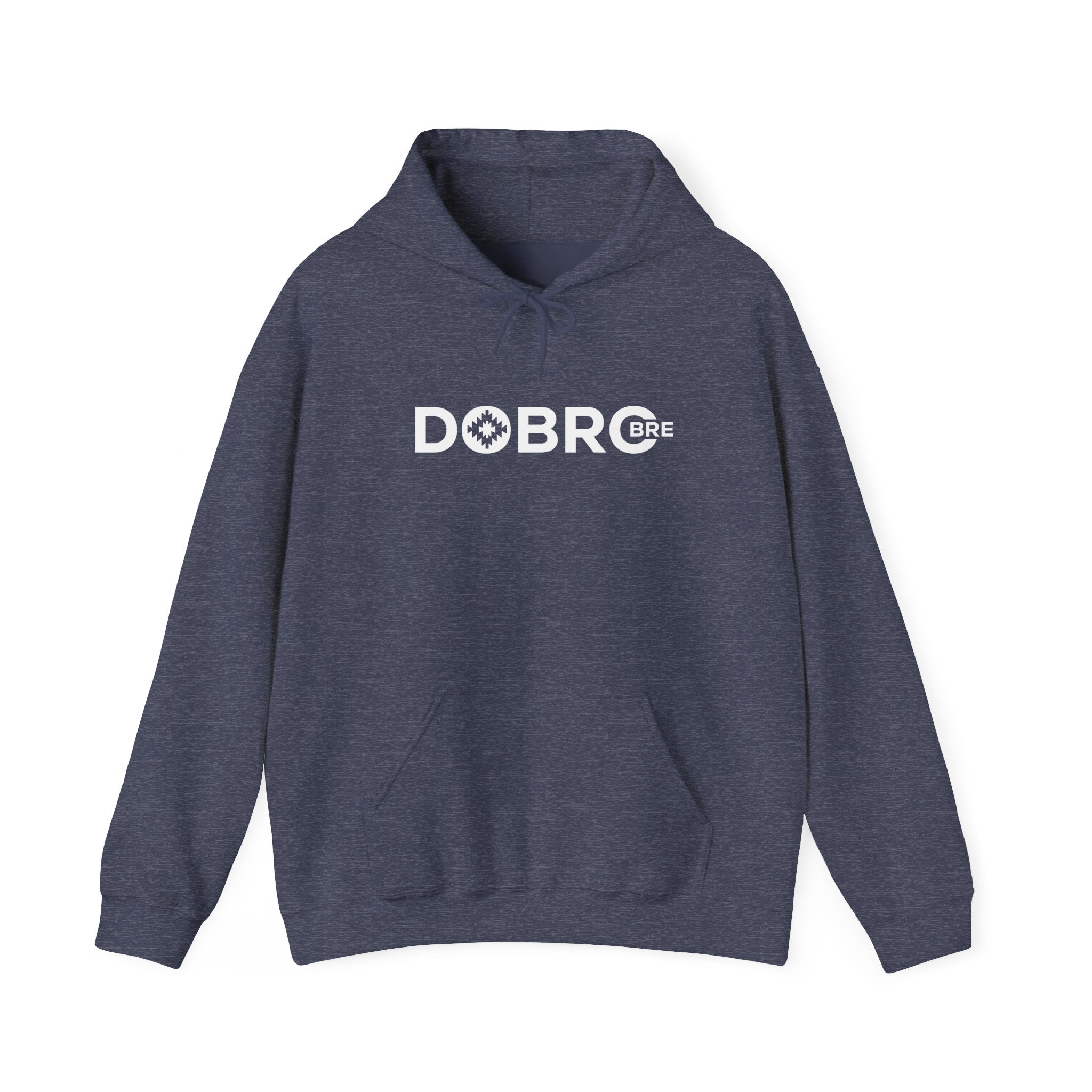 Dobro Bre Classic Black Hoodie – Unisex Heavyweight