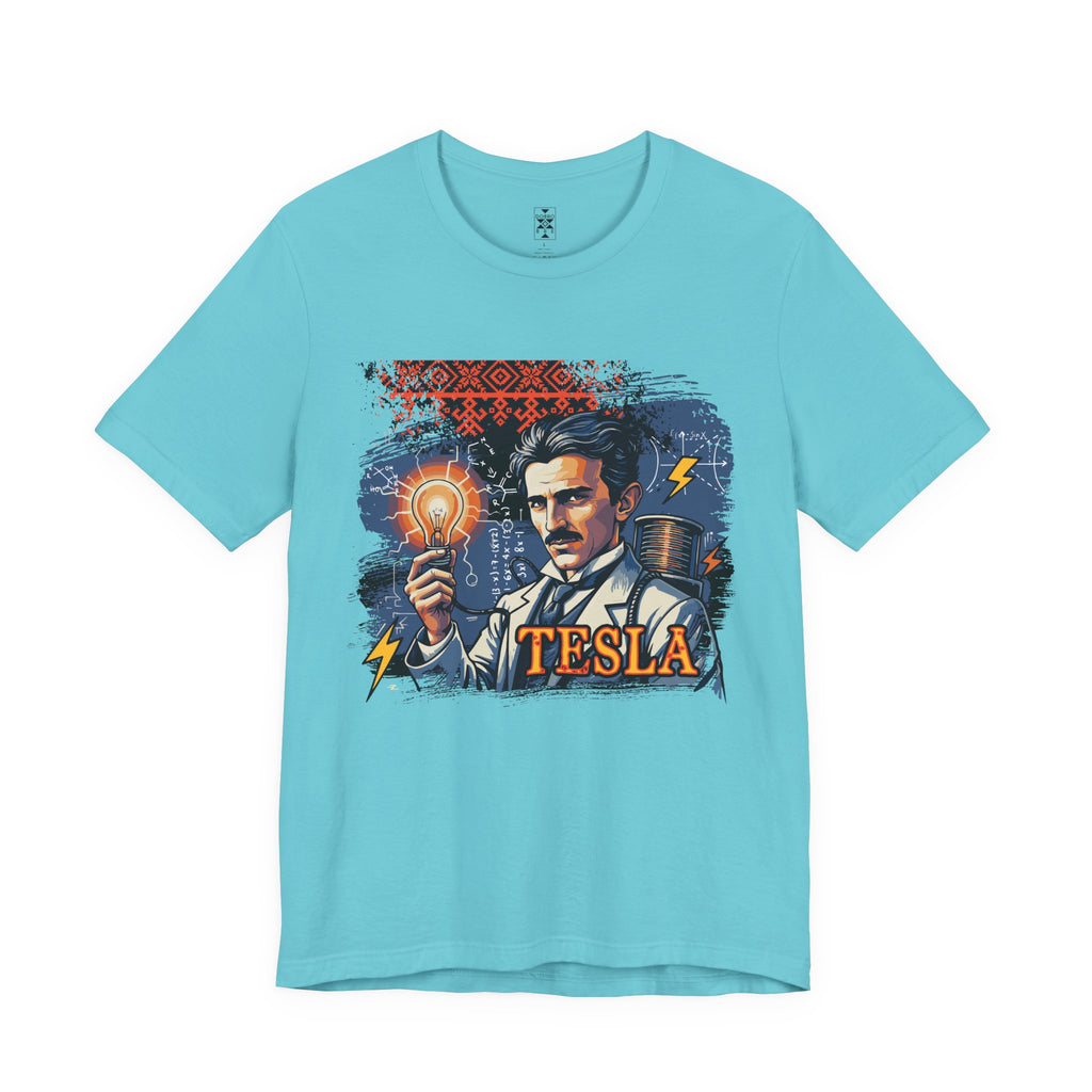 Nikola Tesla Graphic Tee,  Gift for Science Lovers, Retro T-Shirt