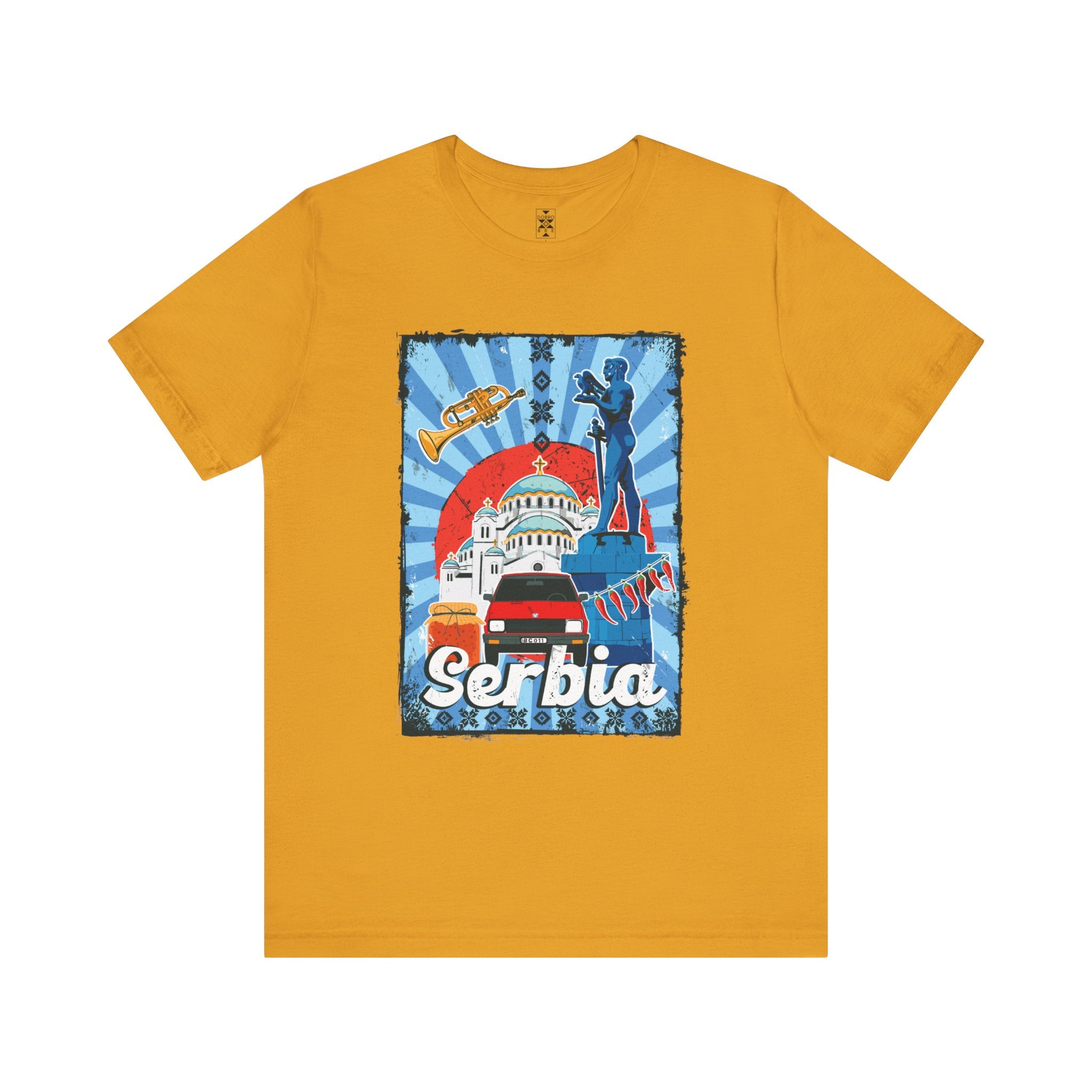 Serbia Vintage Travel Poster T-Shirt